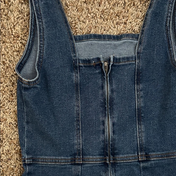 Denim Sleeveless Dress - Picture 5 of 7